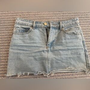 edikted Denim Mini Skirt